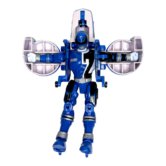 Power Rangers Blue SPD Transforming Zord Morphin Delta Action Figure - Picture 1 of 8